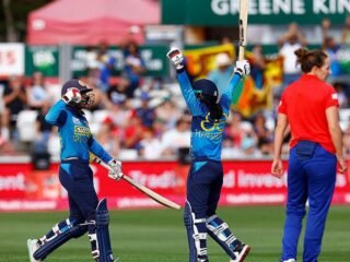 Sri Lanka Women stunned England Women to level the T20I series