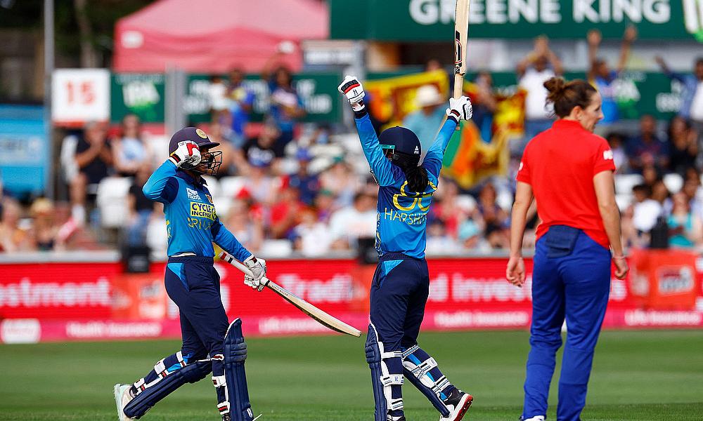 Sri Lanka Women stunned England Women to level the T20I series