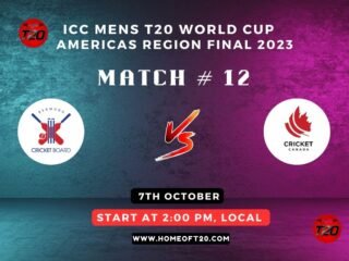ICC Men’s T20 World Cup Americas Region Final 2023 Match 12, Bermuda vs Canada Match Preview, Pitch Report, Weather Report, Predicted XI, Fantasy Tips, and Live Streaming Details