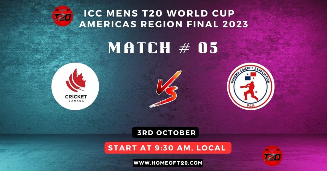 ICC Men s T20 World Cup Americas Region Final 2023 Match 5 Canada