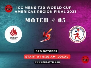 ICC Men’s T20 World Cup Americas Region Final 2023 Match 5, Canada vs Panama Islands Match Preview, Pitch Report, Weather Report, Predicted XI, Fantasy Tips, and Live Streaming Details