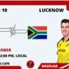 ICC Men’s ODI World Cup 2023 Match 10th, Australia vs South Africa Match Preview, Pitch Report, Weather Report, Predicted XI, Fantasy Tips, and Live Streaming Details