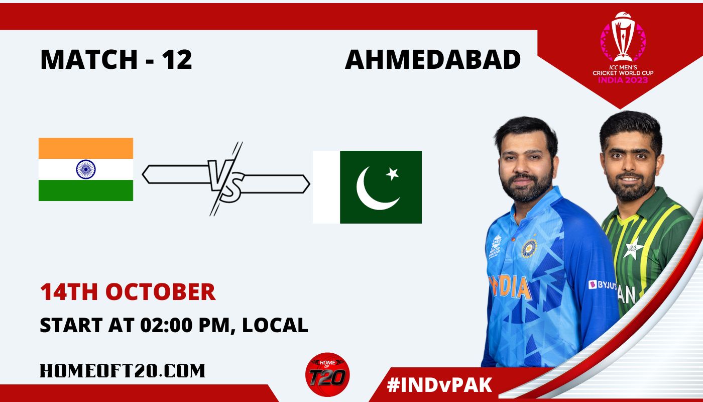 ICC Men’s ODI World Cup 2023 Match 12, India vs Pakistan Match Preview, Pitch Report, Weather Report, Predicted XI, Fantasy Tips, and Live Streaming Details