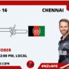 ICC Men’s ODI World Cup 2023 Match 16th, New Zealand vs Afghanistan Match Preview, Pitch Report, Weather Report, Predicted XI, Fantasy Tips, and Live Streaming Details