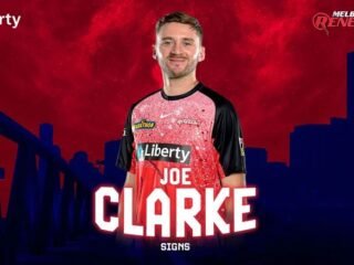Joe Clarke has joined the Melbourne Renegades for BBL|13
