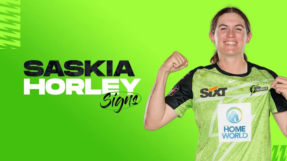 Saskia Horley signs two-year deal with Sydney Thunder for WBBL