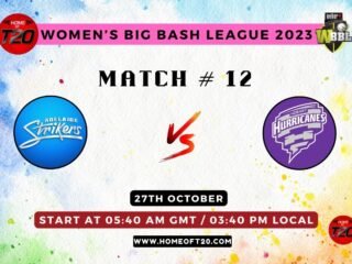 WBBL 2023 Match 12, Adelaide Strikers-W vs Hobart Hurricanes-W Match Preview, Pitch Report, Weather Report, Predicted XI, Fantasy Tips, and Live Streaming Details