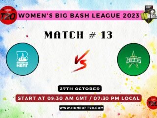 WBBL 2023 Match 13, Brisbane Heat-W vs Melbourne Stars-W Match Preview, Pitch Report, Weather Report, Predicted XI, Fantasy Tips, and Live Streaming Details