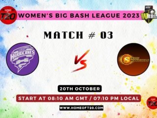 WBBL 2023 Match 3, Hobart Hurricanes-W vs Perth Scorchers-W Match Preview, Pitch Report, Weather Report, Predicted XI, Fantasy Tips, and Live Streaming Details