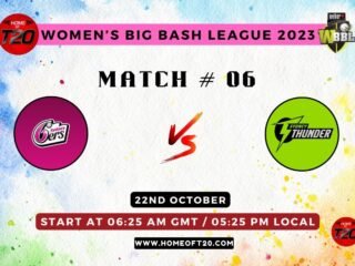 WBBL 2023 Match 6, Sydney Thunder-W vs Sydney Sixers-W Match Preview, Pitch Report, Weather Report, Predicted XI, Fantasy Tips, and Live Streaming Details