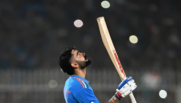 Virat Kohli equals Sachin Tendulkar's record for most ODI centuries