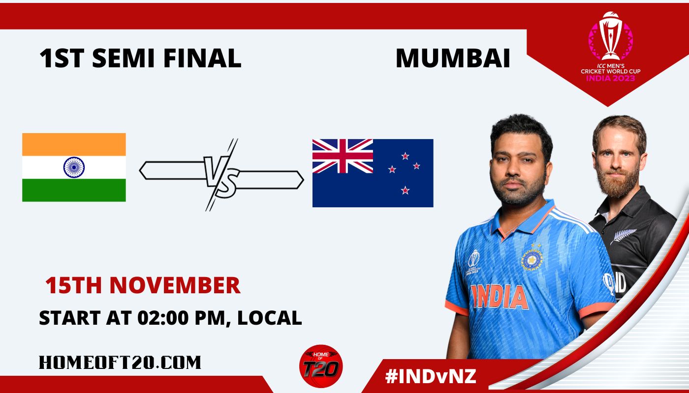 ICC Men’s ODI World Cup 2023 Semi-Final 1, India vs New Zealand Match Preview, Pitch Report, Weather Report, Predicted XI, Fantasy Tips, and Live Streaming Details