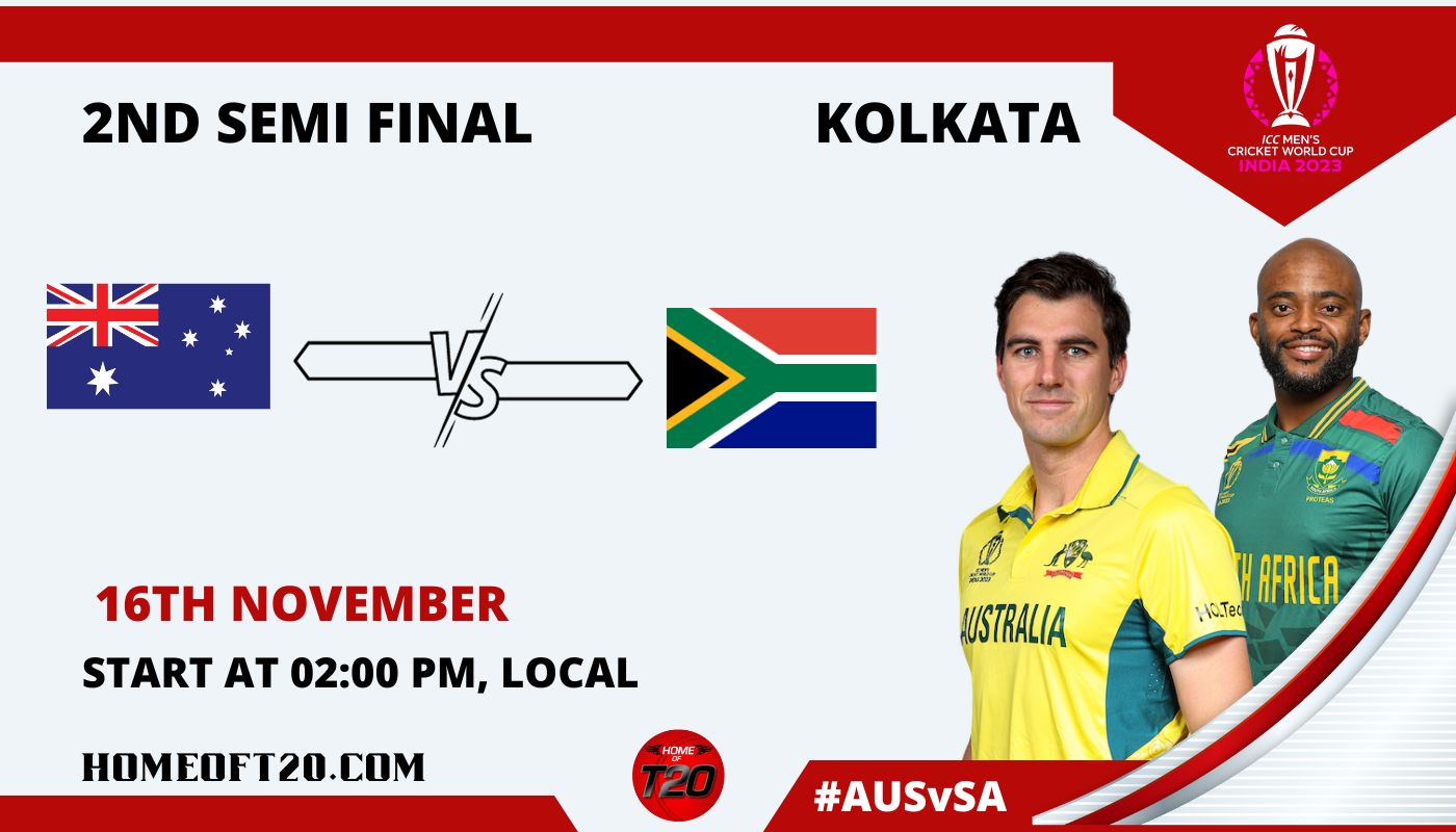 ICC Men’s ODI World Cup 2023 Semi-Final 2, Australia vs South Africa Match Preview, Pitch Report, Weather Report, Predicted XI, Fantasy Tips, and Live Streaming Details