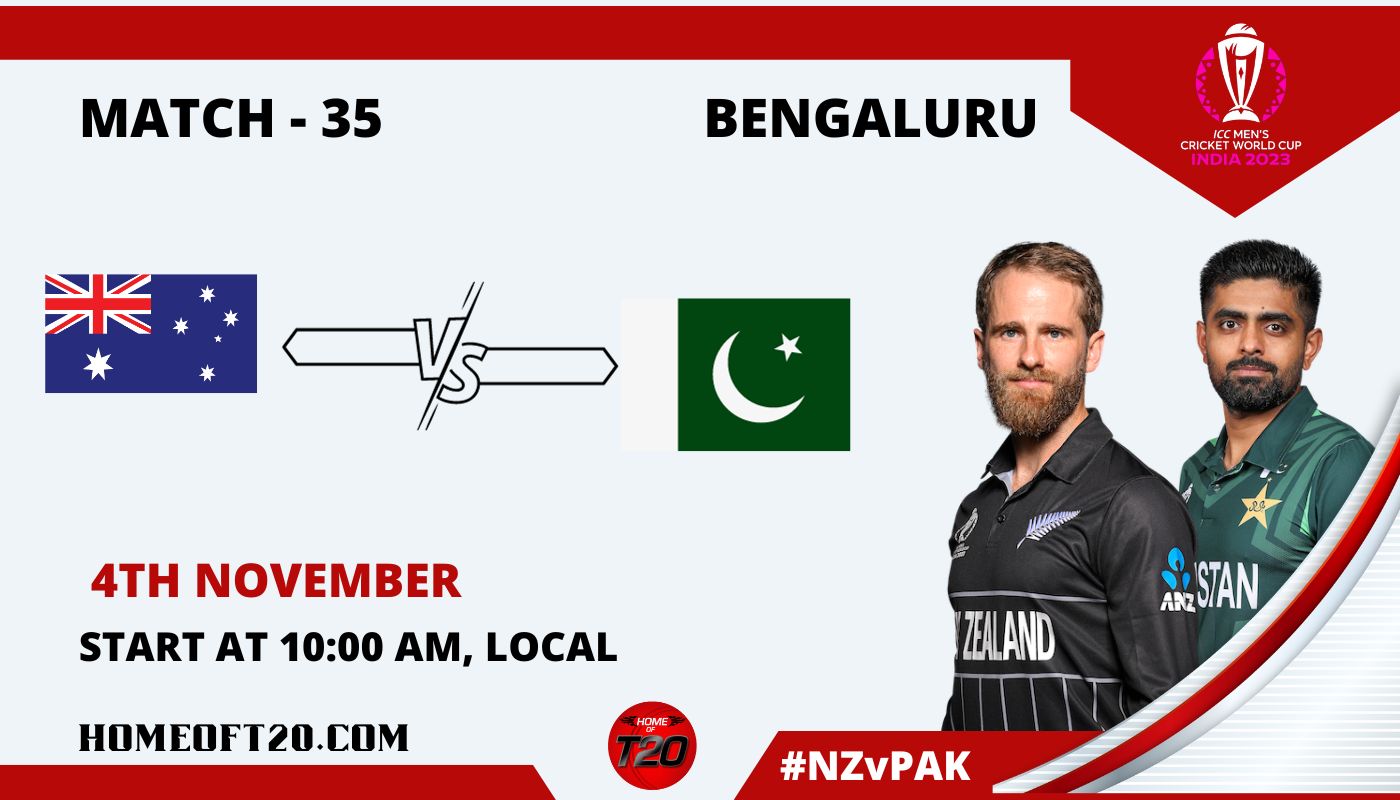 ICC Men’s ODI World Cup 2023 Match 35, New Zealand vs Pakistan Match Preview, Pitch Report, Weather Report, Predicted XI, Fantasy Tips, and Live Streaming Details