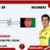 ICC Men’s ODI World Cup 2023 Match 39, Australia vs Afghanistan Match Preview, Pitch Report, Weather Report, Predicted XI, Fantasy Tips, and Live Streaming Details