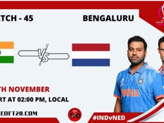 ICC Men’s ODI World Cup 2023 Match 45, India vs Netherlands Match Preview, Pitch Report, Weather Report, Predicted XI, Fantasy Tips, and Live Streaming Details