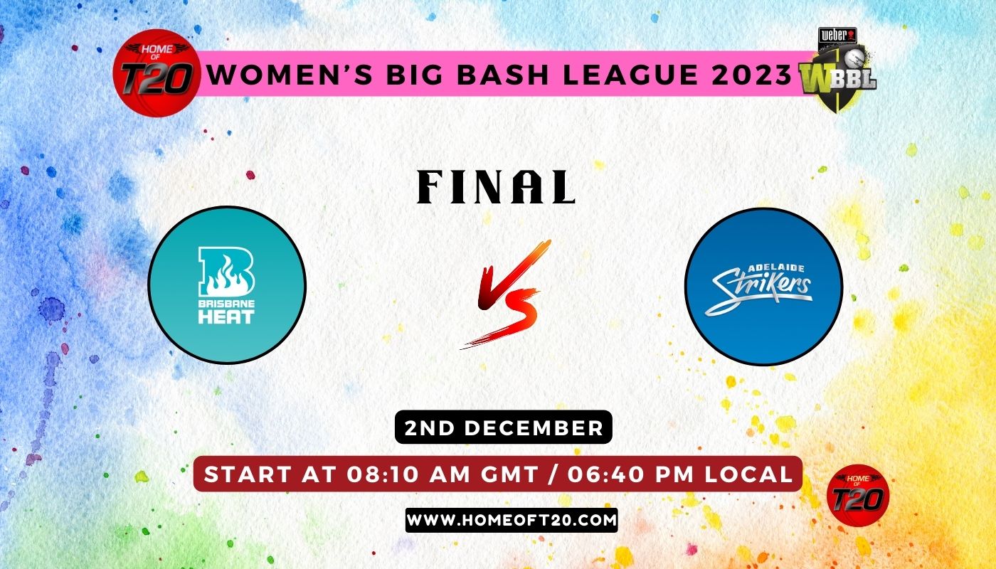 WBBL 2023 Final, Adelaide Strikers-W Match vs Brisbane Heat-W Preview, Pitch Report, Weather Report, Predicted XI, Fantasy Tips, and Live Streaming Details