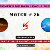 WBBL 2023 Match 26, Perth Scorchers-W vs Adelaide Strikers-W Match Preview, Pitch Report, Weather Report, Predicted XI, Fantasy Tips, and Live Streaming Details