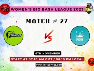 WBBL 2023 Match 27, Sydney Thunder-W vs Brisbane Heat-W Match Preview, Pitch Report, Weather Report, Predicted XI, Fantasy Tips, and Live Streaming Details