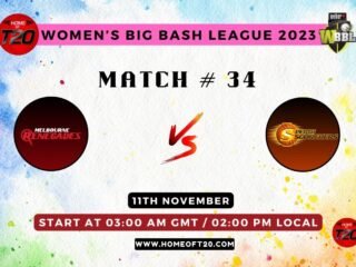 WBBL 2023 Match 34, Melbourne Renegades-W vs Perth Scorchers-W Match Preview, Pitch Report, Weather Report, Predicted XI, Fantasy Tips, and Live Streaming Details