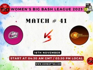 WBBL 2023 Match 41, Sydney Sixers-W vs Perth Scorchers-W Match Preview, Pitch Report, Weather Report, Predicted XI, Fantasy Tips, and Live Streaming Details