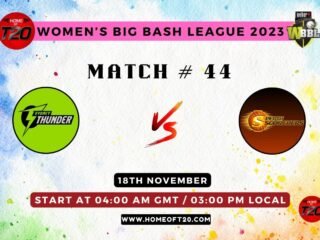 WBBL 2023 Match 44, Sydney Thunder-W vs Perth Scorchers-W Match Preview, Pitch Report, Weather Report, Predicted XI, Fantasy Tips, and Live Streaming Details