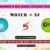 WBBL 2023 Match 52, Brisbane Heat-W vs Sydney Thunder-W Match Preview, Pitch Report, Weather Report, Predicted XI, Fantasy Tips, and Live Streaming Details