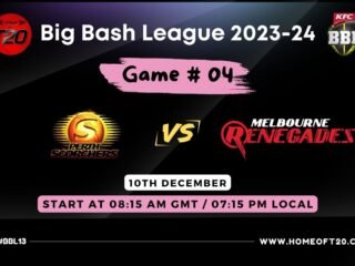 BBL 2024 Match 4, Melbourne Renegades vs Perth Scorchers Match Preview, Pitch Report, Weather Report, Predicted XI, Fantasy Tips, and Live Streaming Details