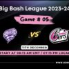 BBL 2024 Match 5, Hobart Hurricanes vs Sydney Sixers Match Preview, Pitch Report, Weather Report, Predicted XI, Fantasy Tips, and Live Streaming Details