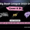 BBL 2024 Match 31, Adelaide Strikers vs Hobart Hurricanes Match Preview, Pitch Report, Weather Report, Predicted XI, Fantasy Tips, and Live Streaming Details