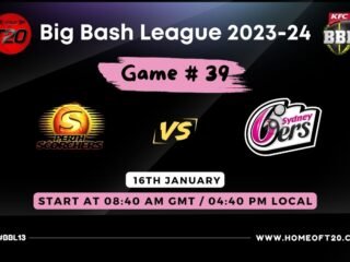 BBL 2024 Match 39, Perth Scorchers vs Sydney Sixers Match Preview, Pitch Report, Weather Report, Predicted XI, Fantasy Tips, and Live Streaming Details