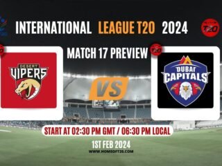 ILT20 2024 Match 17, Dubai Capitals vs Desert Vipers Preview, Pitch Report, Weather Report, Predicted XI, Fantasy Tips, and Live Streaming Details