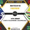 SA20 2024 Match 10, Pretoria Capitals vs Durban Super Giants Match Preview, Pitch Report, Weather Report, Predicted XI, Fantasy Tips, and Live Streaming Details