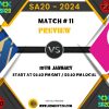 SA20 2024 Match 11, MI Cape Town vs Paarl Royals Match Preview, Pitch Report, Weather Report, Predicted XI, Fantasy Tips, and Live Streaming Details