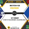 SA20 2024 Match 26, Pretoria Capitals vs MI Cape Town Preview, Pitch Report, Weather Report, Predicted XI, Fantasy Tips, and Live Streaming Details