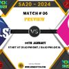 SA20 2024 Match 6, Pretoria Capitals vs Paarl Royals Match Preview, Pitch Report, Weather Report, Predicted XI, Fantasy Tips, and Live Streaming Details