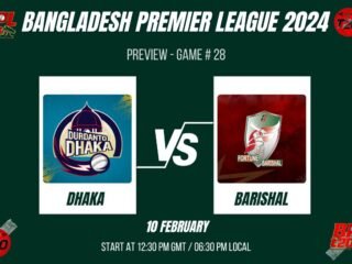 BPL 2024 Match 28, Durdanto Dhaka vs Fortune Barishal Preview, Pitch Report, Weather Report, Predicted XI, Fantasy Tips, and Live Streaming Details