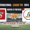 ILT20 2024 Match 21, MI Emirates vs Desert Vipers Preview, Pitch Report, Weather Report, Predicted XI, Fantasy Tips, and Live Streaming Details