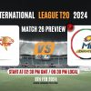 ILT20 2024 Match 26, Gulf Giants vs MI Emirates Preview, Pitch Report, Weather Report, Predicted XI, Fantasy Tips, and Live Streaming Details