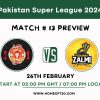 PSL 2024 Match 13, Islamabad United vs Peshawar Zalmi Preview, Pitch Report, Weather Report, Predicted XI, Fantasy Tips, and Live Streaming Details