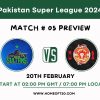 PSL 2024 Match 5, Multan Sultans vs Islamabad United Preview, Pitch Report, Weather Report, Predicted XI, Fantasy Tips, and Live Streaming Details