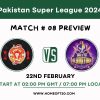 PSL 2024 Match 8, Islamabad United vs Lahore Qalandars Preview, Pitch Report, Weather Report, Predicted XI, Fantasy Tips, and Live Streaming Details