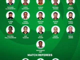 PSL 9 Match Officials Announced - Umpires - Match Referees