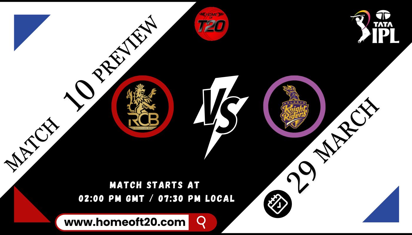 IPL 2024 Match 10, Royal Challengers Bangalore vs Kolkata Knight Riders Preview, Pitch Report, Weather Report, Predicted XI, Fantasy Tips, and Live Streaming Details