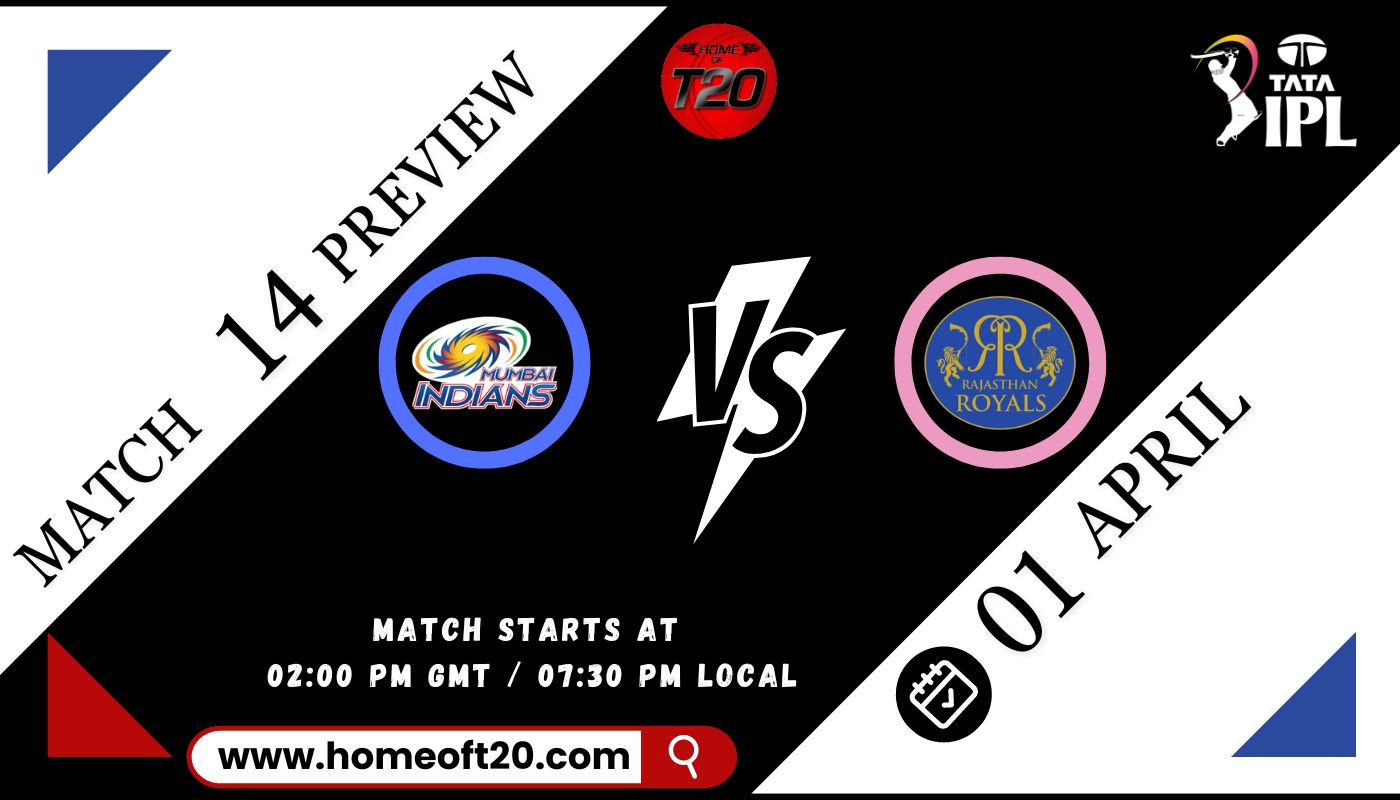 IPL 2024 Match 14, Mumbai Indians vs Rajasthan Royals Preview, Pitch Report, Weather Report, Predicted XI, Fantasy Tips, and Live Streaming Details