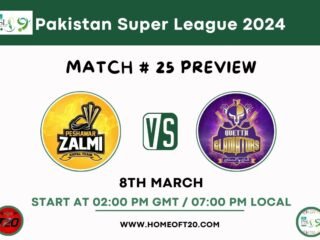 PSL 2024 Match 25, Peshawar Zalmi vs Quetta Gladiators Preview, Pitch Report, Weather Report, Predicted XI, Fantasy Tips, and Live Streaming Details