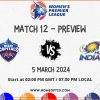 WPL 2024 Match 12, Delhi Capitals vs Mumbai Indians Preview, Pitch Report, Weather Report, Predicted XI, Fantasy Tips, and Live Streaming Details