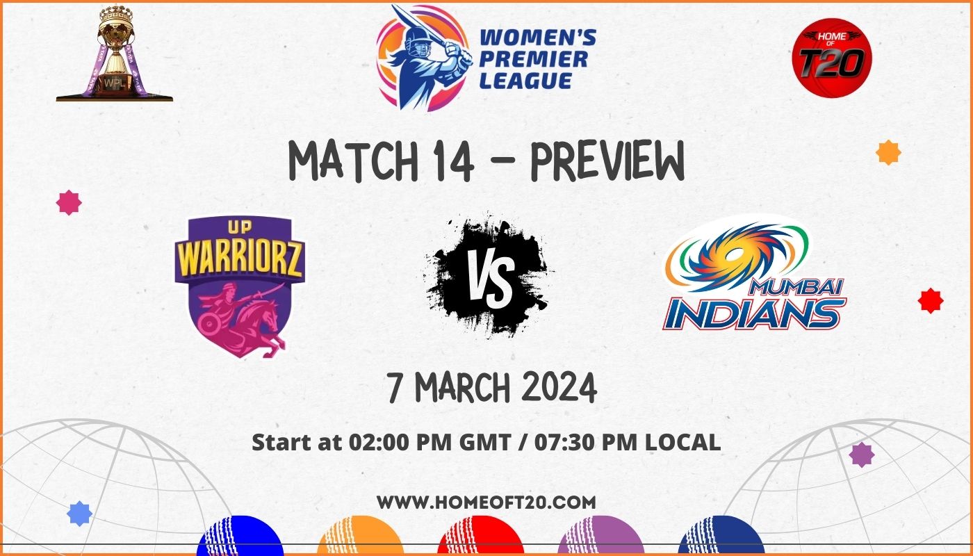 WPL 2024 Match 14, UP Warriorz vs Mumbai Indians Women Preview, Pitch Report, Weather Report, Predicted XI, Fantasy Tips, and Live Streaming Details