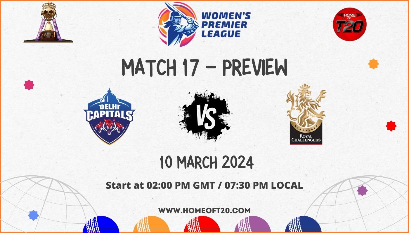 WPL 2024 Match 17, Delhi Capitals vs Royal Challengers Bangalore Preview, Pitch Report, Weather Report, Predicted XI, Fantasy Tips, and Live Streaming Details