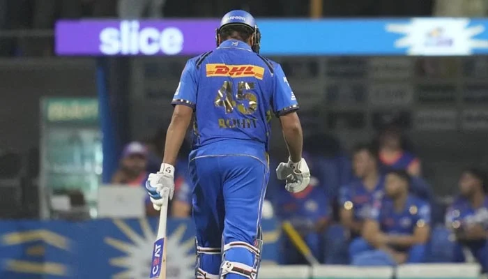 MI vs RR: Rohit Sharma registers an unwanted batting record